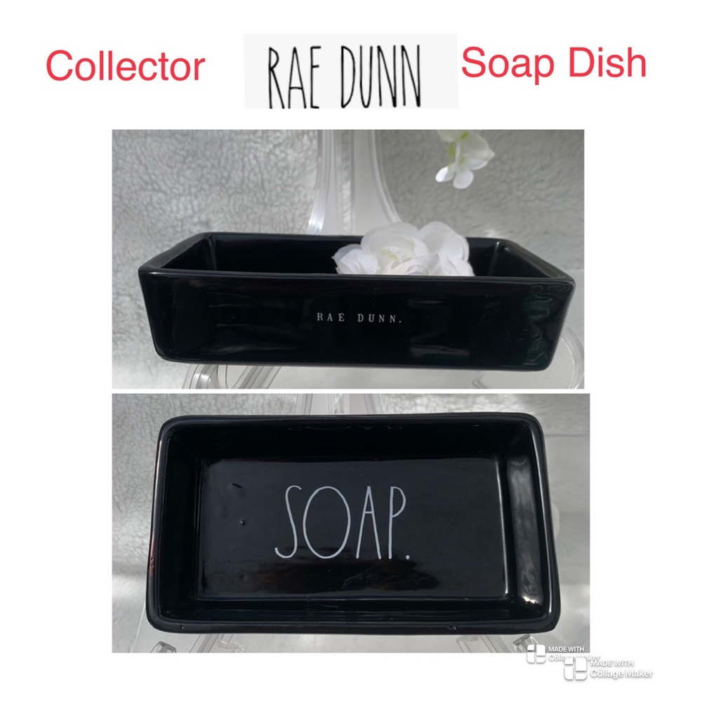 $9 Rae Dunn item COLLECTORS Black Soap Dish
